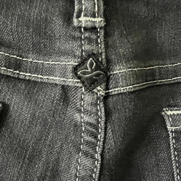 PrAna Charcoal Skinny/Straight Kayla Jean - size 6/28 - Picture 10 of 13